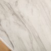 Enna Pedestal Dining Table White/Black - Angelo:HOME - 4 of 4