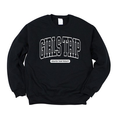 Simply Sage Market Women's Graphic Sweatshirt Girls Trip Varsity