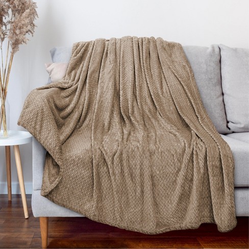 Light best sale beige throw