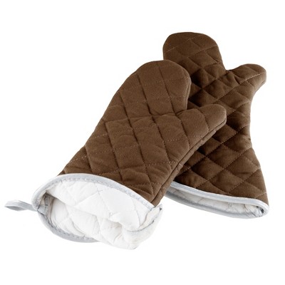 Oversized Quilted Oven Mitts _Set of 2