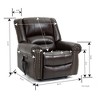 Power Lift Recliner Chair with USB Ports, Heat Massage Dual Motor Up to 350 LBS - 4 of 4
