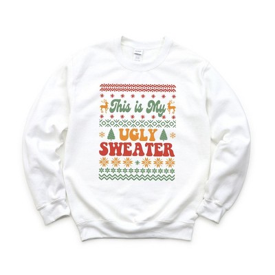 Simply Sage Market Women's Graphic Sweatshirt Ugly Sweater Deer