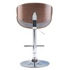 Sapphtopaz 1PC Adjustable Bar Stools with Bentwood Back, Swivel Counter Height Bar Stool with Upholstered, High Chair for Kitchen Island - 4 of 4