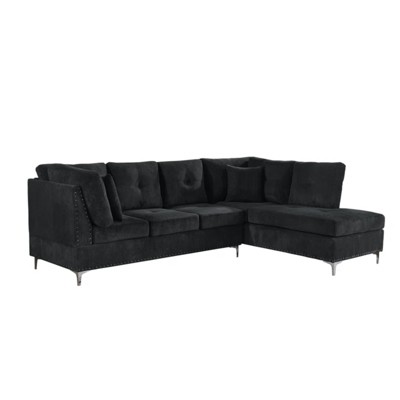 TiranisuBest Linen Fabric Reversible Sectional Sofa Bed with Storage Chaise–Pull-Out Sleeper and Removable Backrest for Modern Living Rooms