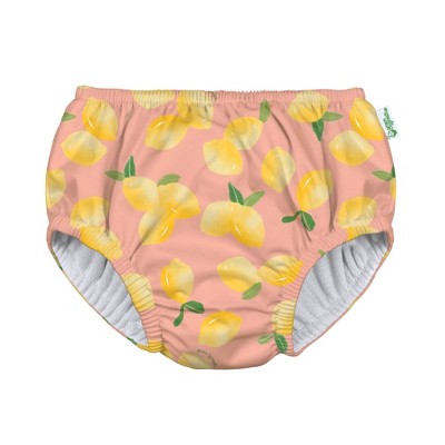 Image of green sprouts Baby Pull-Up Reusable Swim Diaper - Orange 24M