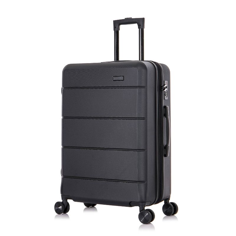 InUSA Elysian Lightweight Hardside Medium Checked Spinner Suitcase, 1 of 22
