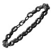 Steeltime Men's black ip stainless steel gucci link bracelet - 2 of 4