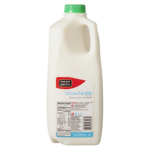 1% Milk - 0.5gal - Market Pantry : Target