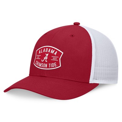 NCAA Alabama Crimson Tide Structured Mid Unwashed Cotton Poly Hat