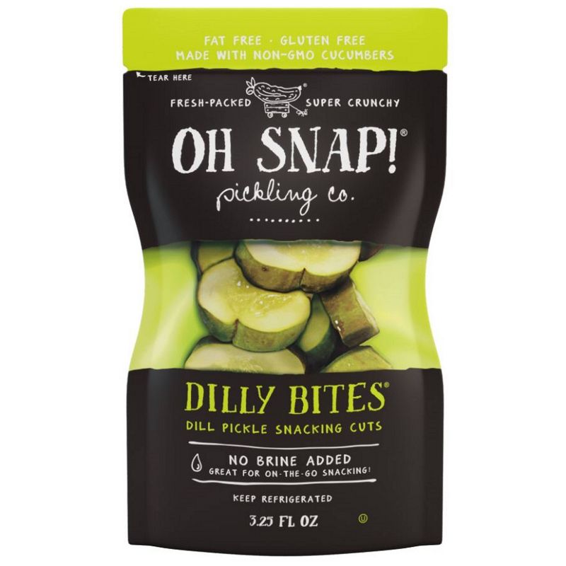 OH SNAP! Dilly Bites Fresh Dill Pickle Snacking Cuts - 3.25 fl oz, 1 of 14