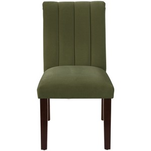 Channel Seam Dining Chair Regal Moss - Skyline Furniture, Green