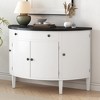 Bella Depot 47.2''W Curved Design Storage Cabinet - 3 of 4