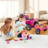 Sandinrayli 6 Volt Kids Ride On ATV Toddler Toy Car 4-Wheeler Quad Car for Kids 3-6 with Trailer - 2 of 4