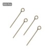 Unique Bargains DIY Craft Necklaces Bracelets Earrings Jewelry Making Iron 21 Gauge Eye Pins 500 Pcs - 3 of 4