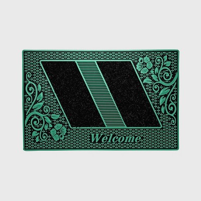 Playa Rug 17.7"x27.5" Stair Rectangle Indoor Outdoor 'Welcome' Door Mat
