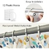 LunaLulinlk Floral Shower Curtain for Bathroom - 4 of 4
