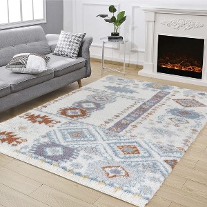 Okak Modern Elegance Loft Shag Carpet Area Rug for Living Room,Bedroom,All Size Indoor Easy-to-maintain Carpet - 1 of 4