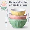 Itopfox Ceramic Mixing Bowls Set for Kitchen, Large Nesting Bowls for Serving, Baking, Food Prep, Cooking, Salad, Microwave Safe, Pastel Color - 2 of 4