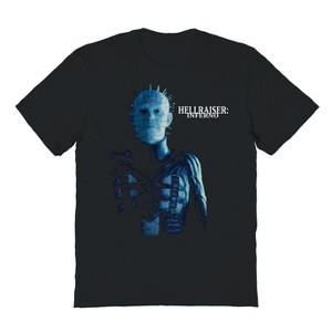 HELLRAISER Men's Inferno Big Print Halloween Short Sleeve Graphic Cotton T-Shirt - 1 of 2