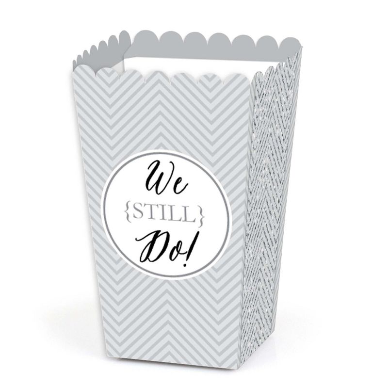 Big Dot of Happiness We Still Do - Wedding Anniversary Party Favor Popcorn Treat Boxes - Set of 12, 1 of 5