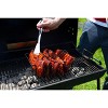 MOUNTAIN GRILLERS BBQ Rib Racks for Smoking, Sturdy & Non Stick, Holds Up to 5 Baby Back Ribs, Black - image 2 of 3