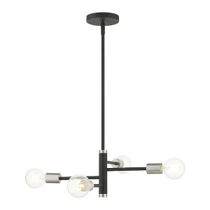 Livex Lighting Bannister 4 - Light Chandelier in  Black - 1 of 1