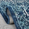 Coolmee Vintage  Trellis Area Rugs Low Pile Non-Shedding Accent Rug Distressed Mat for Entryway Hallway Bathroom Laundry Kitchen - 4 of 4