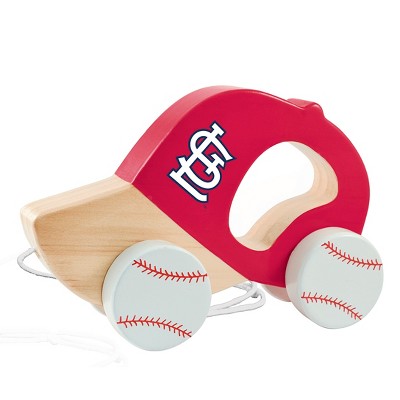 BabyFanatic Wood Push And Pull Toy - MLB St. Louis Cardinals