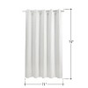 LunaLulinlk Waffle Weave White Shower Curtains - 4 of 4