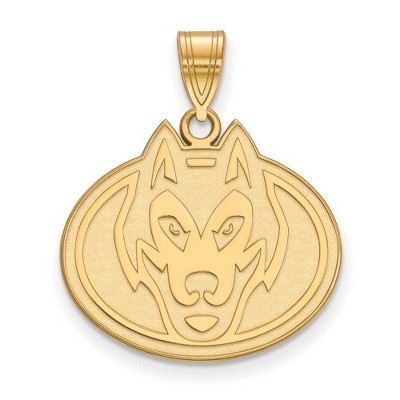 Black Bow Jewelry 14k Yellow Gold St. Cloud State Huskies NCAA Large Pendant