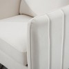Velvet Accent Chair with Pillow and Metal Legs - 2 of 4