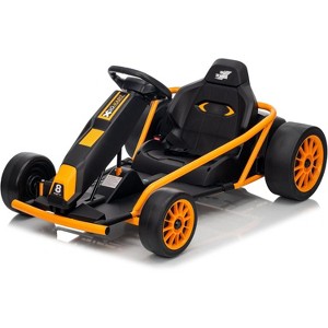 coucheta 24V Kids Electric Riding Go Kart, 8MPH High Speed Drifting Car, Slow Start, Music, Max Load 150Lbs, Riding Toy for Kids 8-12 Years - 1 of 1