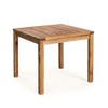 Acadia Outdoor Square Table and Chairs Set: Small Wooden Table with 2 Chairs for Kids Ages 2+ | Toddler Activity Table for Backyard & Outdoor Spaces - 3 of 4