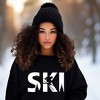 Simply Sage Market Women's Graphic Sweatshirt Ski With Trees - 2 of 4