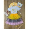 Live, Love, Learn Tutu Skirt Set Mia Belle Girls - 3 of 4