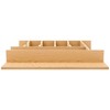 Rev-A-Shelf Natural Maple Right Size Utensil Insert Home Storage Kitchen Organizer 7 Compartment Drawer Accessory - 4 of 4