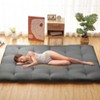 Solid Japanese Floor Mattress Indoor Furniture Living Room Bedroom Futon Mattress, Foldable & Portable Tatami Mat Roll Up Camping Mattress Pad - 2 of 4