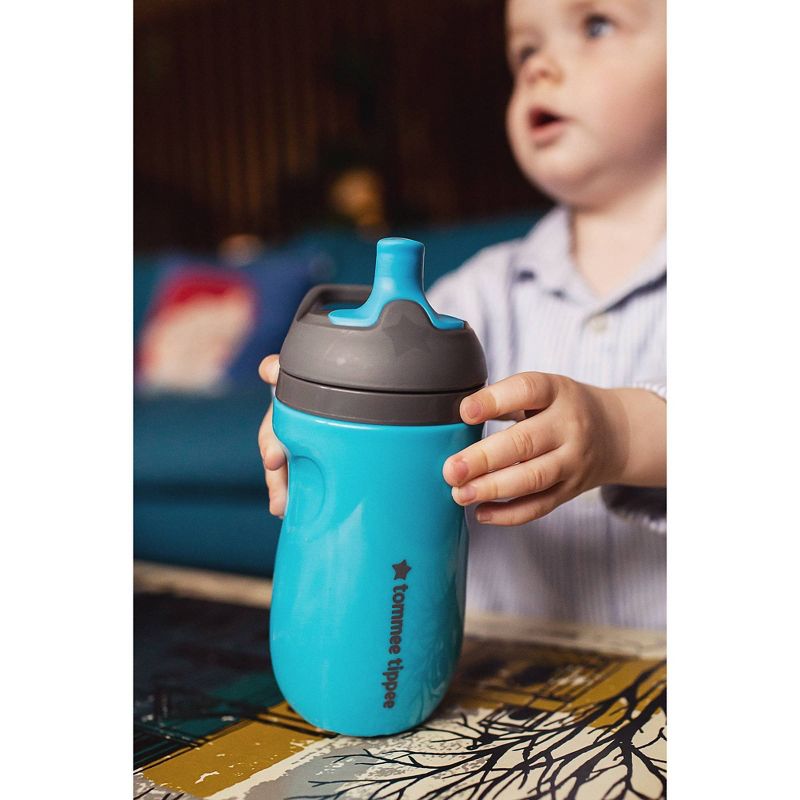 Tommee Tippee 9 fl oz Insulated Sporty Toddler Water Bottle with Handle - 2pk, 5 of 10