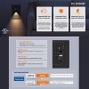 ELEGRP GFCI Outlet with Night Light, 15 Amp 125V Tamper Resistant Duplex wall outlet, Wall Plate included - 3 of 4