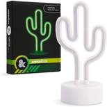 Amped & Co 7" Mini Neon Lights Cactus Decor Desk lamp
