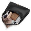 Generic Shoulder Hobo Bags Trendy Purses Leather Crescent Bags Black - 4 of 4