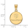 Black Bow Jewelry 10k Yellow Gold Penn State Nittany Lions NCAA Medium Pendant - 2 of 3