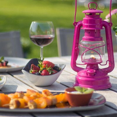 Telemagenta 10-Inch Weather-Resistant Galvanized Kerosene Hurricane Lantern