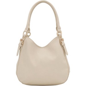 Paaaawaters Lightweight 3 Compartment Faux Leather Medium Hobo Bag - 1 of 4
