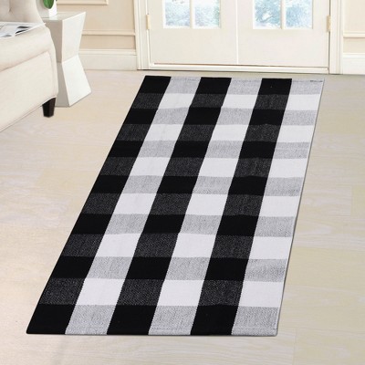 2'x4' Rectangle Indoor and Outdoor Cotton Floor Mat Multicolored - PiccoCasa