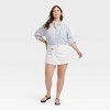 Women's Denim Skort - Universal Thread™ White Wash - 3 of 3