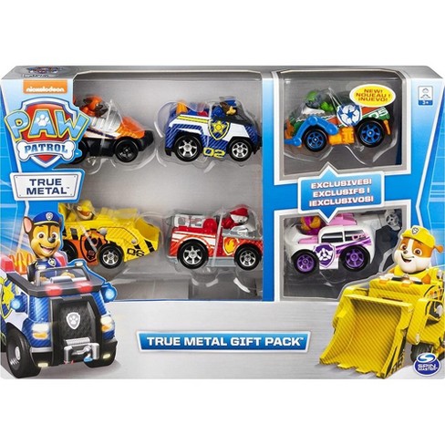 .com: Paw Patrol, True Metal Classic Gift Pack of 6 Collectible  Die-Cast Vehicles, 1:55 Scale : Toys & Games