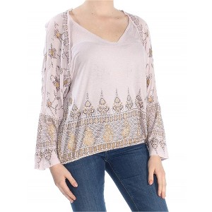 Free People Womens Medallion Print Pullover Blouse - 1 of 2