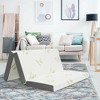 Costway 4'' Tri-Folding Memory Foam Mattress W/ Carry Bag - 3 of 4