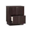Teamson Home Potomac Modern Boho Solid Wood 2-Drawer Nightstand with Push-to-Open Storage & Rounded Corner - 3 of 4